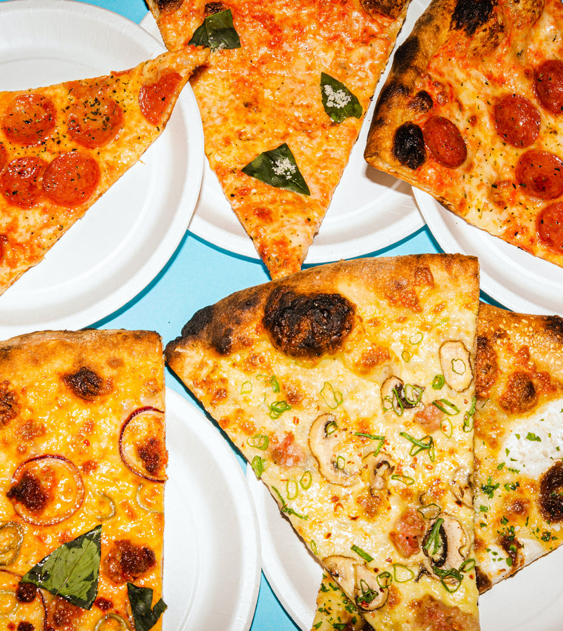 Nystekte pizzastykker fra Stykke